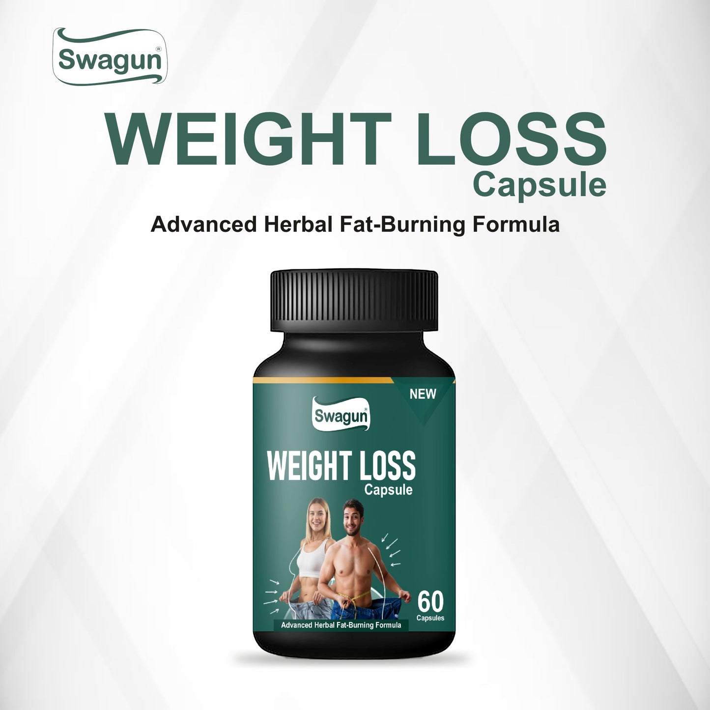 swagun ayurvedic weight loss capsules herbal weight management supplement 60 capsules