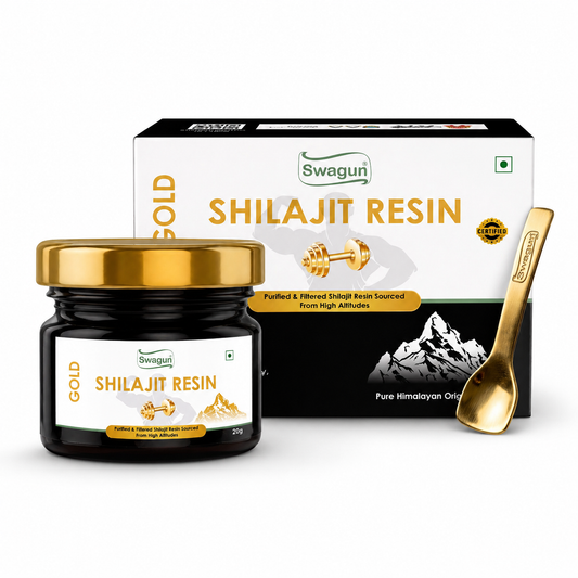 Swagun Gold Shilajit Resin – Pure Himalayan Strength & Energy Support