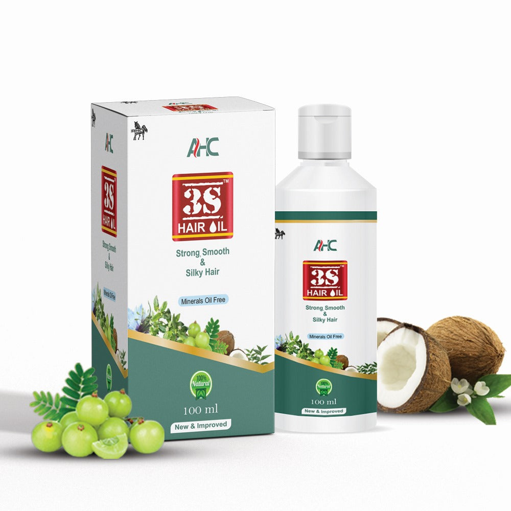 3S Hair Oil – Ayurvedic Solution for Faster Hair Growth & Reduced Hair Fall image 0