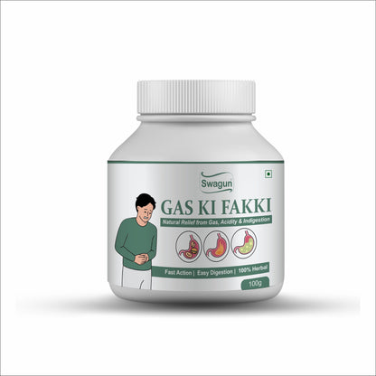 Ayurvedic Digestive Powder for Gas, Acidity & Bloating | Swagun Gas Ki Fakki 100g