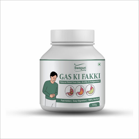 Ayurvedic Digestive Powder for Gas, Acidity & Bloating | Swagun Gas Ki Fakki 100g