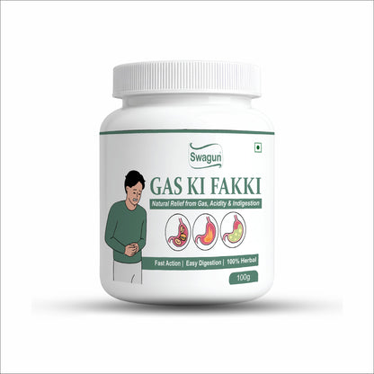 Ayurvedic Digestive Powder for Gas, Acidity & Bloating | Swagun Gas Ki Fakki 100g