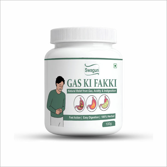 Ayurvedic Digestive Powder for Gas, Acidity & Bloating | Swagun Gas Ki Fakki 100g