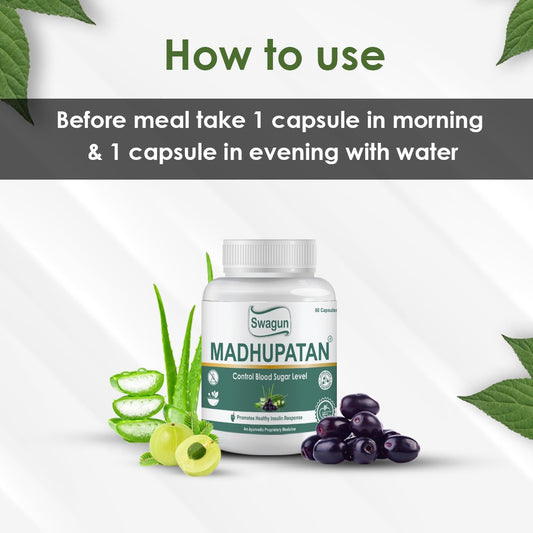 Madhupatan Capsules –Ayurvedic Sugar Control Cap for Diabetes image 1