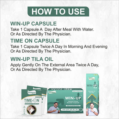 Swagun Win-UP + 2 Time-on+ Win Tila Oil Combo