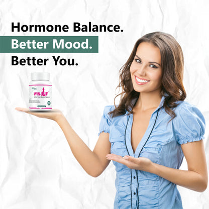 Swagun Win-Up F Women's Hormonal Balance Capsules | Ayurvedic Wellness & Vitality Support | 60 Capsules