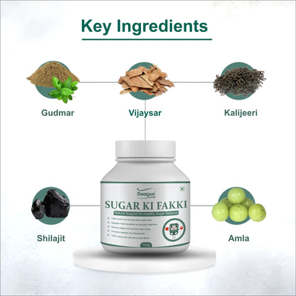 Swagun Sugar Balance Herbal Powder | Ayurvedic Suagr Ki Fakki 100g