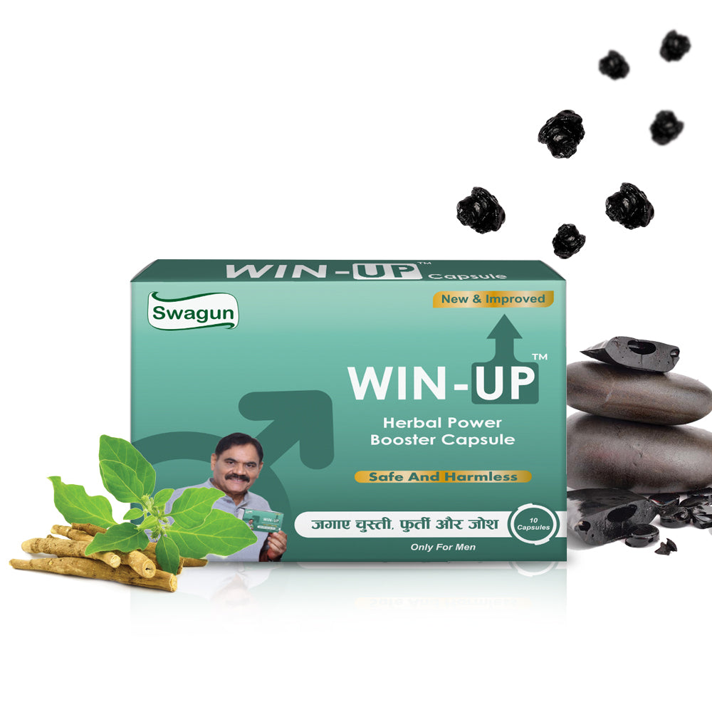 Win-Up Ayurvedic Vitality Capsule for Men | Herbal Energy & Wellness Support