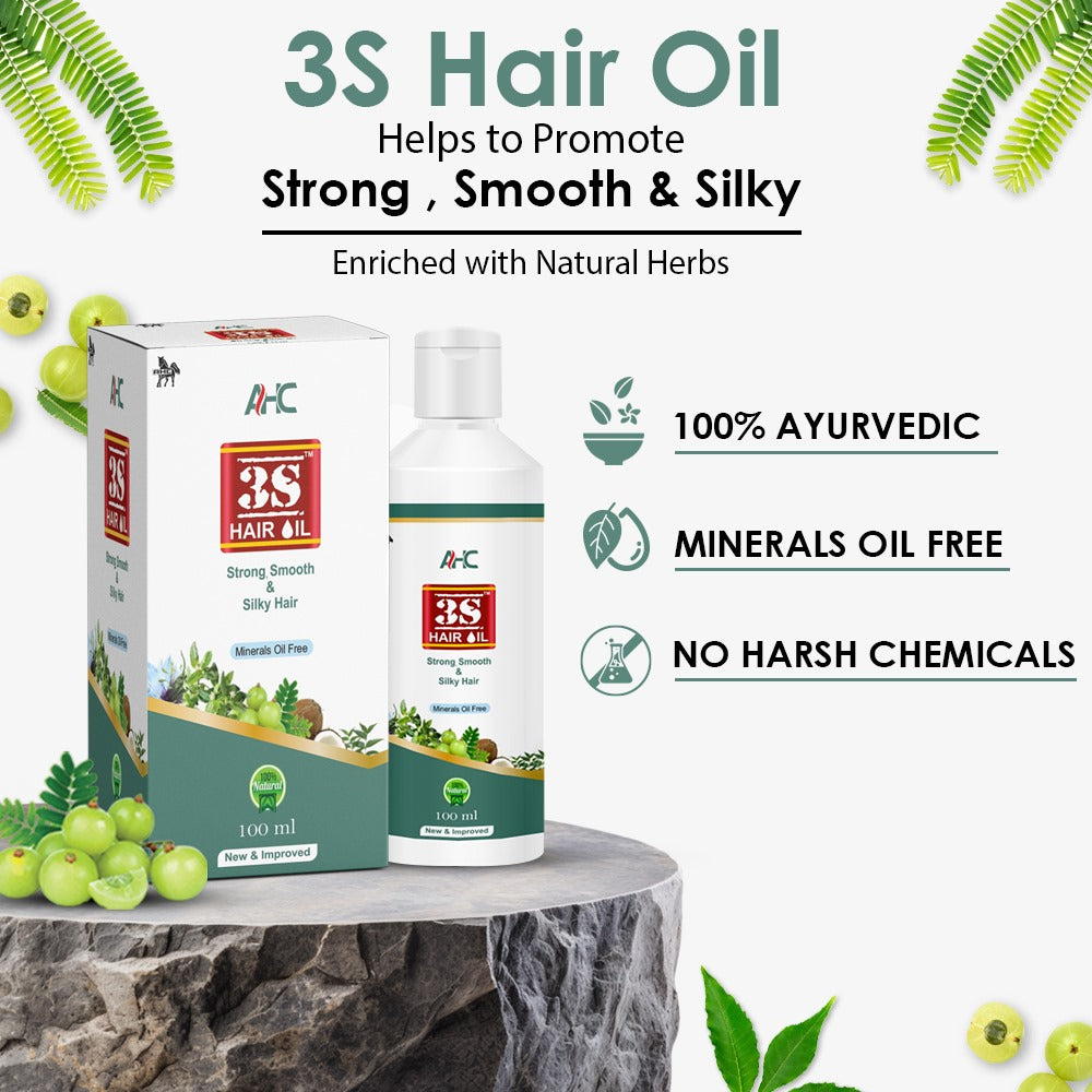 3S Hair Oil – Ayurvedic Solution for Faster Hair Growth & Reduced Hair Fall image 2