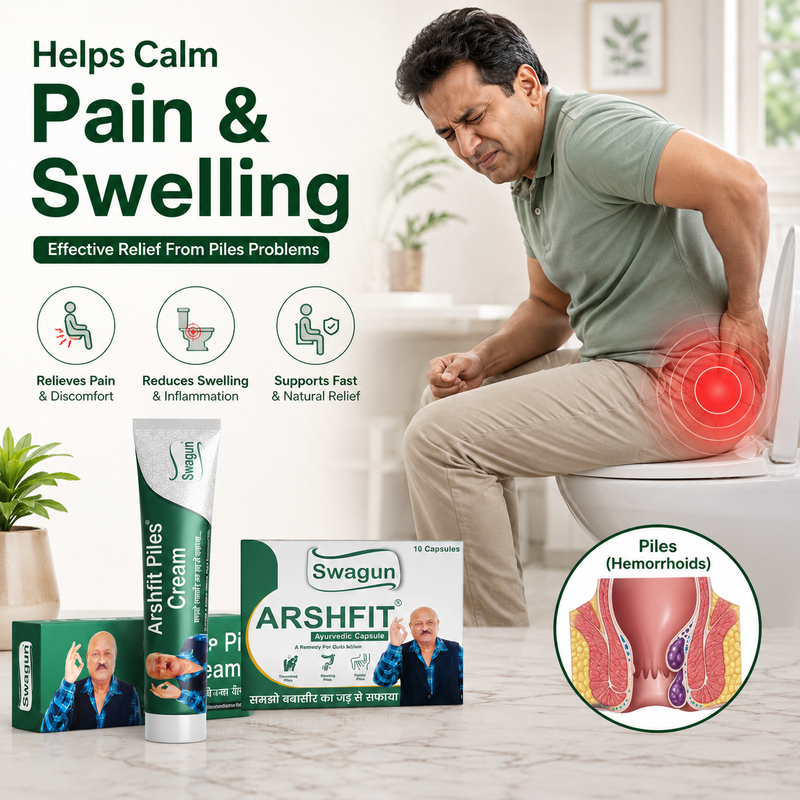 Helps Calm Pain & Swelling