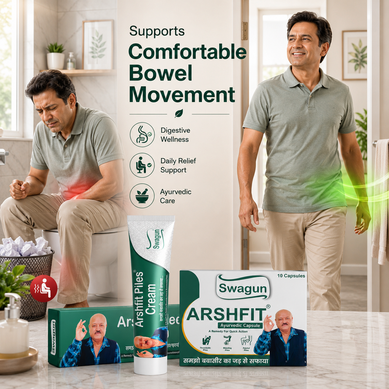 Supports Comfortable Bowel Movement