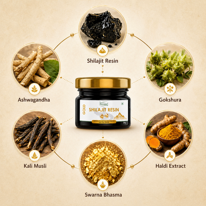 Swagun Gold Shilajit Resin – Pure Himalayan Strength & Energy Support