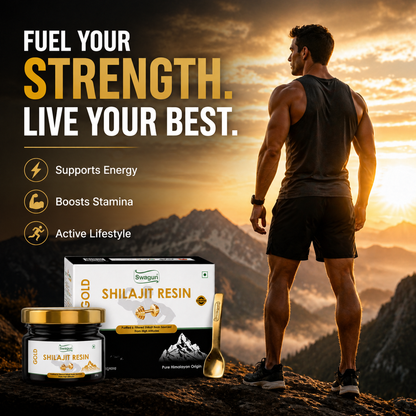 Swagun Gold Shilajit Resin – Pure Himalayan Strength & Energy Support