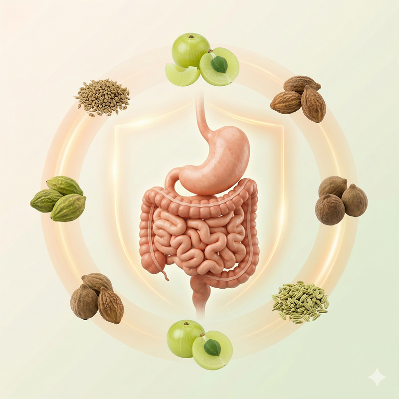 Supports Overall Digestive Wellness -Strengthens the digestive system and helps maintain long-term gut balance