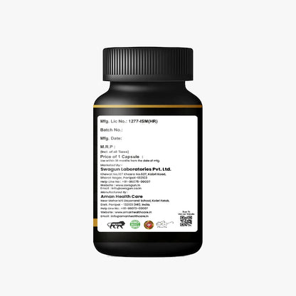 Swagun Rise Fire – Ayurvedic Capsules for Men's Vigor, Stamina & Vitality | 30 Capsules