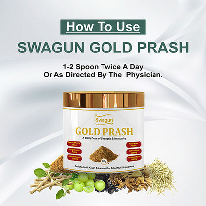 Swagun Gold Prash for Men | Immunity Booster | Strength image 3