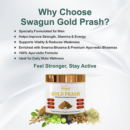 Swagun Gold Prash for Men | Immunity Booster | Strength image 2