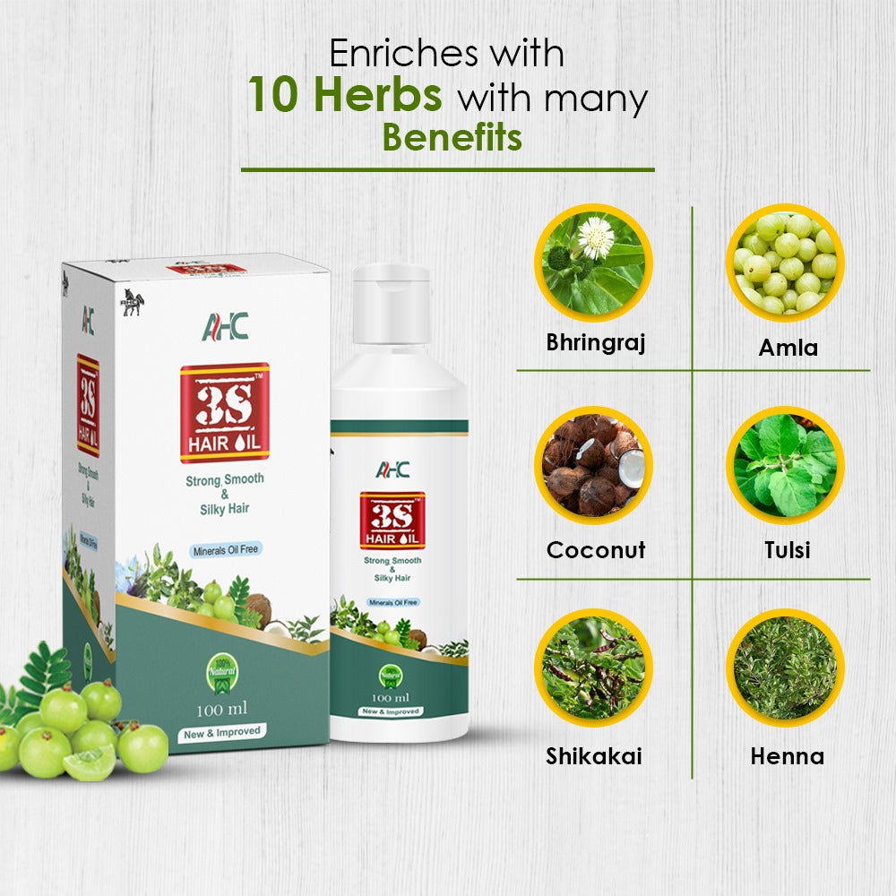 3S Hair Oil – Ayurvedic Solution for Faster Hair Growth & Reduced Hair Fall image 4