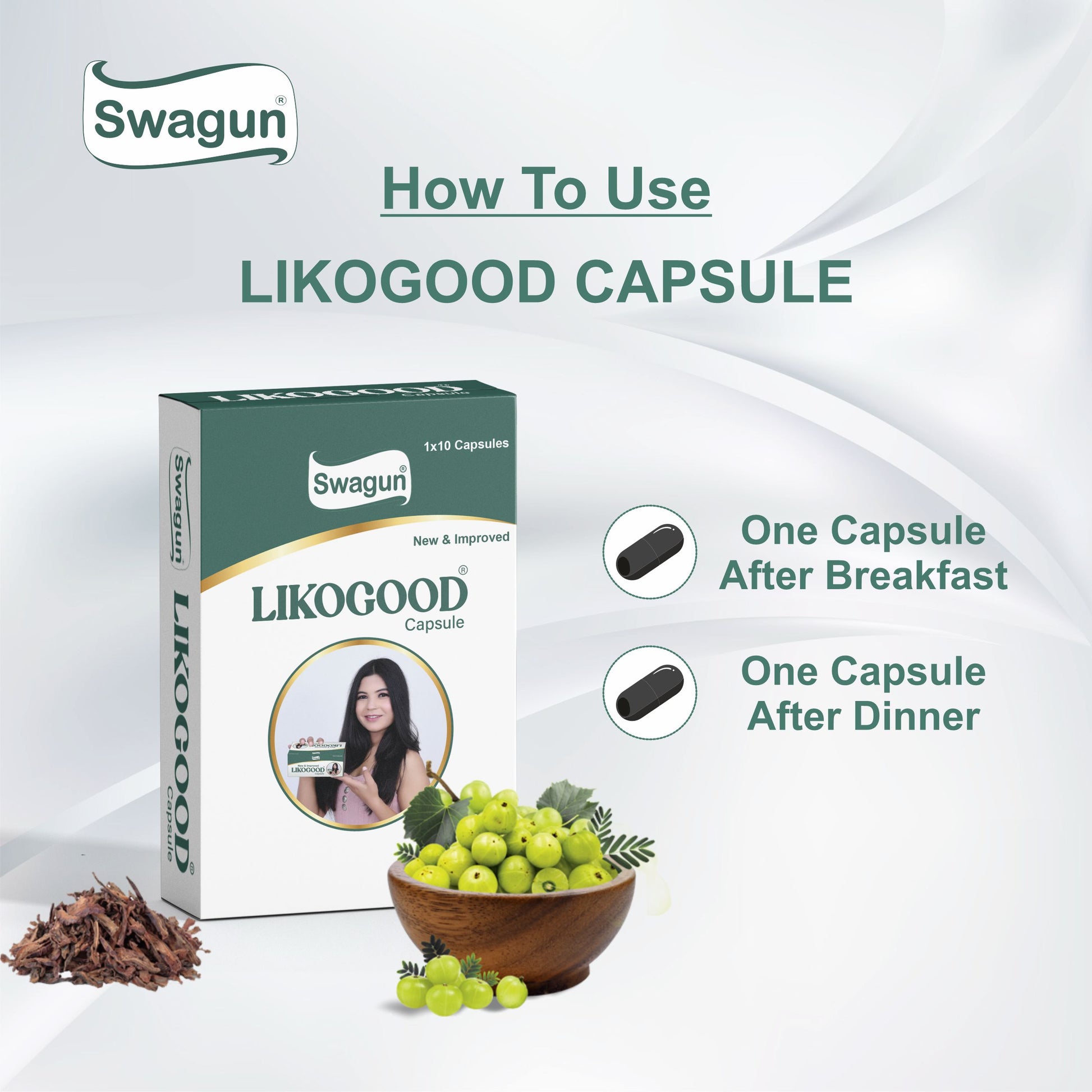 how to use likogood ayurvedic capsules for white discharge women reproductive health dosage guide