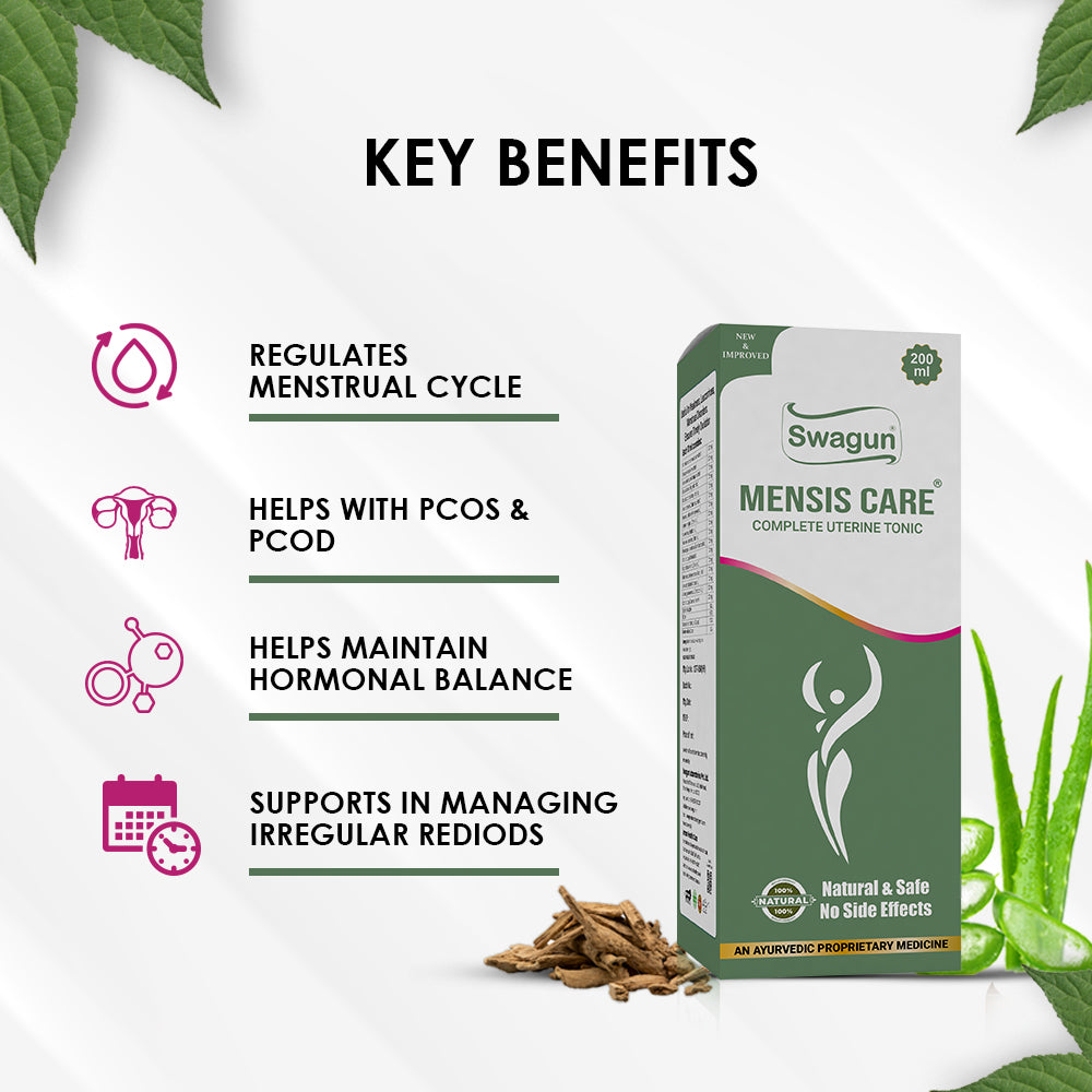 ayurvedic syrup for menstrual cycle balance pcos support hormonal balance womens health tonic