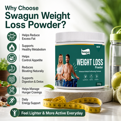 Herbal weight loss powder supporting metabolism and appetite management